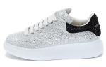 Кроссовки Alexander McQueen Oversized Crystal Embellished, белый - фото