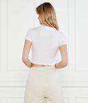 Футболки Cropped fit Calvin Klein Jeans, белый - фото 3