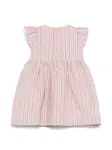 Платье в полоску Il Gufo, розовый - фото 2