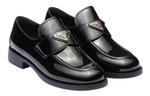 Кроссовки patent leather loafers 'black' Prada, черный - фото 2