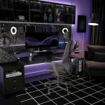 Игровое кресло STYRSPEL IKEA, серый/тёмно-серый - фото 5