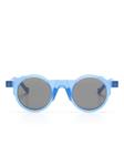 Солнцезащитные очки в круглой оправе VAVA Eyewear, синий - фото