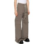 Брюки на шнурке RICK OWENS, хаки - фото 2