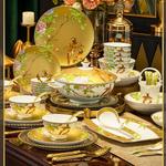 Qinxie And Ming Набор посуды костяной фарфор 50 предметов - фото 3