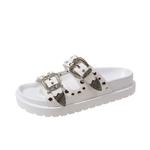 Шлепанцы женские St&Sat, белый - фото