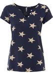 Рубашка со звездами Rainbow, синий - фото