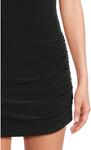 Платье Norma Kamali Strapless Side Drape Pickleball Dress, черный - фото 4