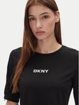 Футболка обычного кроя P4JHBRJQ Dkny, черный - фото 4