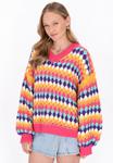 Джемпер myMo Jumper, Pink Multicolor/Pink - фото