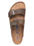 Мюли Birkenstock Leder Arizona, хаки - фото 4