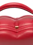 Стеганая сумка-тоут в форме сердца Moschino, красный - фото 4