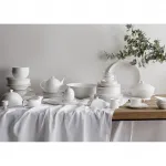 Круглая тарелка с крылышком Bone China Essential El Corte Inglés - фото 5