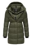 Стеганое пальто Niara Ragwear, темно-оливковый - фото 4