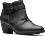 Женские ботинки Clarks Emily2 Opal, Black Leather - фото 8