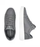 Массивные кожаные кроссовки Calvin Klein Jeans, серый - фото 3