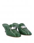 Мюли Ferragamo, зеленый - фото 2