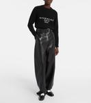 Свитер из шерсти и кашемира с логотипом Givenchy, черный - фото 2