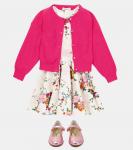 Кардиган с логотипом Monnalisa, Cipria - фото 2