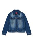Куртка джинсовая Diesel Kids Trucker, синий - фото