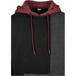 Худи Urban Classics Oversized Color Block, черный - фото 3