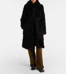 Пальто с поясом Acne Studios, Black - фото 7