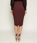 Юбка Elisabetta Franchi, бордовый - фото 3