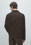 Куртка Massimo Dutti TOTAL LOOK, Dark Brown - фото 3