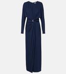 Платье макси со сборками от Maisie Simkhai, Midnight - фото