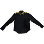 VERSACE Рубашка мужская Black Lapel Moderate - фото