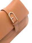 Furla сумка-тоут Flow размера мини, коричневый - фото 4
