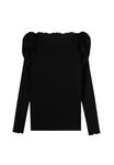 Топ Scalpers WRINKLE PUFF LS , Black - фото 7