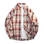 Рубашка унисекс LIVINGTOWN, красный - фото 11