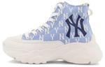 Кроссовки MLB Chunky High Chunky Sneakers Unisex High-Top Blue - фото