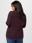 Свитер Vero Moda Curve, бургундия - фото 4