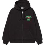 Carhartt WIP Толстовка с логотипом на молнии, Black - фото 3