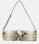 Сумка через плечо Kye Micro из кожи с эффектом змеи Khaite, Natural - фото