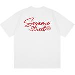 Футболка унисекс Sesame Street, белый - фото