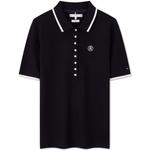 Футболка поло женская Tommy Hilfiger, сине-серый DYM - фото