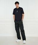 Брюки-карго мужские Armani Exchange свободные с накладными карманами, черный - фото 2