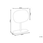 Косметическое зеркало Beliani, золотой - фото 3