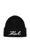 Шапка KARL LAGERFELD Beanie, Black - фото 2