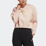 Свитер casual sports hoodie pullover beige Adidas, бежевый - фото 3