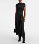 Кожаные ботильоны Victoria Beckham, черный - фото 3