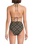 Бикини-топ Shell Halter WeWoreWhat, цвет Black Sand - фото 2