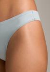 Трусы OYSHO 5 PACK COTTON BLEND THONG, Blue-Grey - фото 4