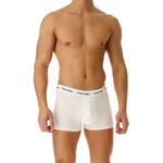 Кальвин Кляйн Комплект Низких Трусов с Резинкой, 2 Штуки (Белый, 3 Штуки) - фото