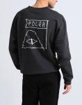 Толстовка Poler Scribble Crew Poler, свинцовый - фото 3