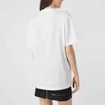 Футболка Burberry с текстовым принтом, белый - фото 4