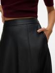 Кожаная юбка VERO MODA OLIVE , Black - фото 3