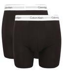 Боксеры мужские Calvin Klein Underwear с логотипом 2 шт, черный - фото